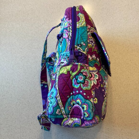 Vera Bradley Backpack EUC Purple Paisley Heather Pattern main image 14